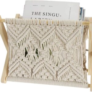 Macrame Magazine Rack