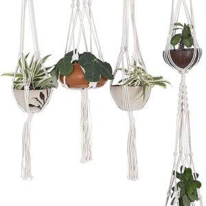 Cotton Macrame Plant Hanger/Indoor Outdoor Hanging Planter