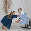 Macrame Hanging Swing for Kids | Baby Swing Indoor/Outdoor