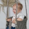 Macrame Hanging Swing for Kids | Baby Swing Indoor/Outdoor