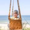 Macrame Hanging Swing for Kids | Baby Swing Indoor/Outdoor