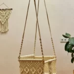 Macrame Hanging Swing for Kids | Baby Swing Indoor/Outdoor