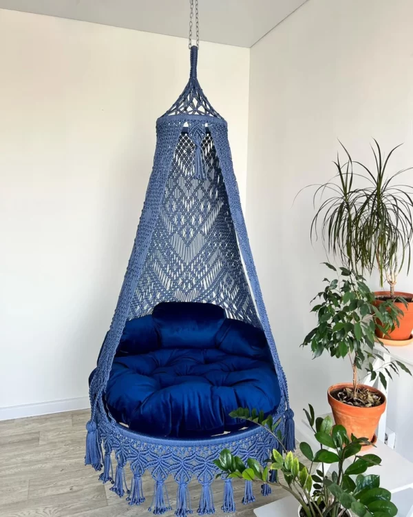 Macrame Swing Hammock Chair for Adults & Kids TOPW17