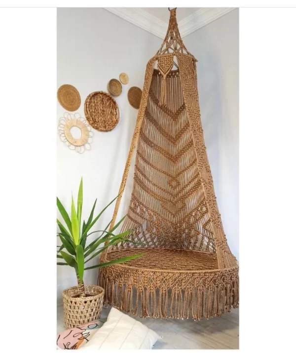 Macrame Swing Hammock Chair for Adults & Kids TOPW119