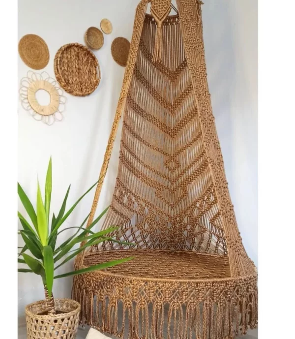 Macrame Swing Hammock Chair for Adults & Kids TOPW119