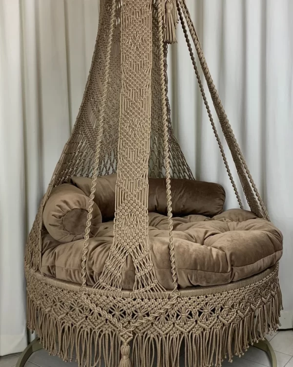 Macrame Swing Hammock Chair for Adults & Kids TOPW20