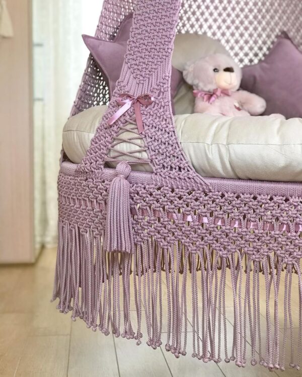 Macrame Plain Makhi Swing