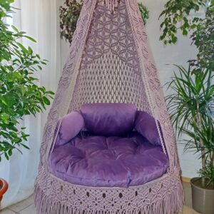 Macrame Butterfly Boho Swing Hammock Chair