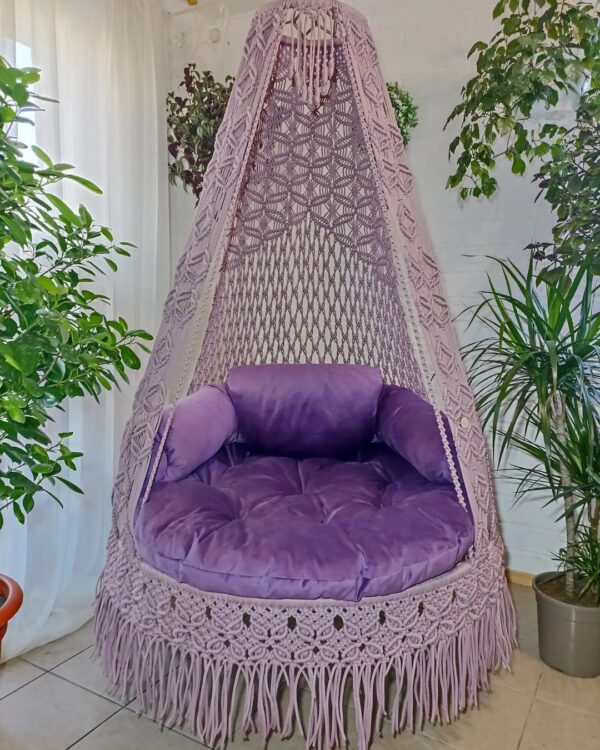 Macrame Butterfly Boho Swing Hammock Chair