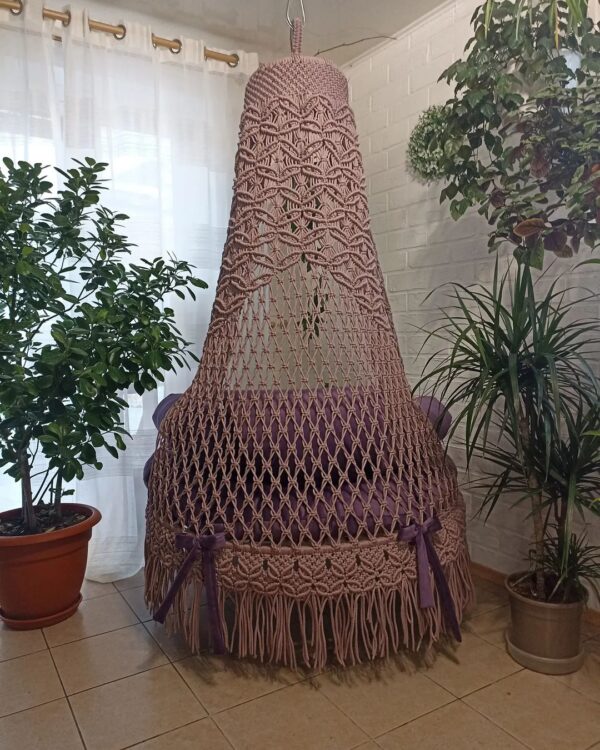 Macrame Butterfly Boho Swing Hammock Chair