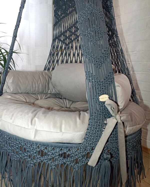 Macrame Diamond Swing Chair