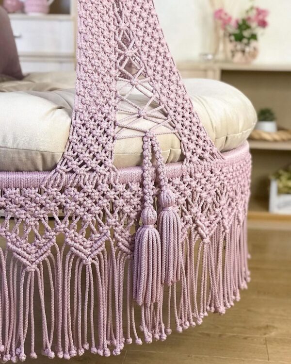 Macrame Plain Makhi Swing