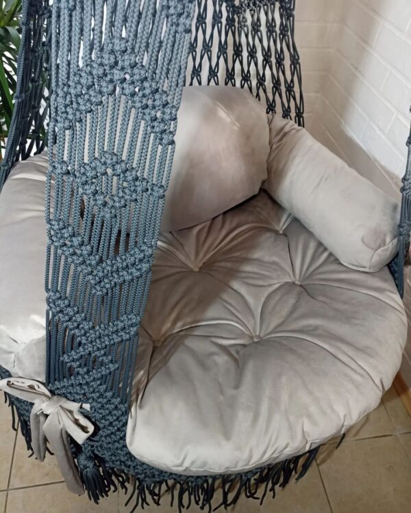 Macrame Diamond Swing Chair