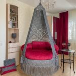 Macrame Singal Diamond Swing Hammock Chair