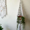 Macrame pattern for a plant hanger