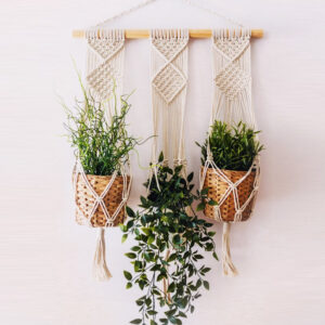 Macrame Triple PlanAt Hanger5