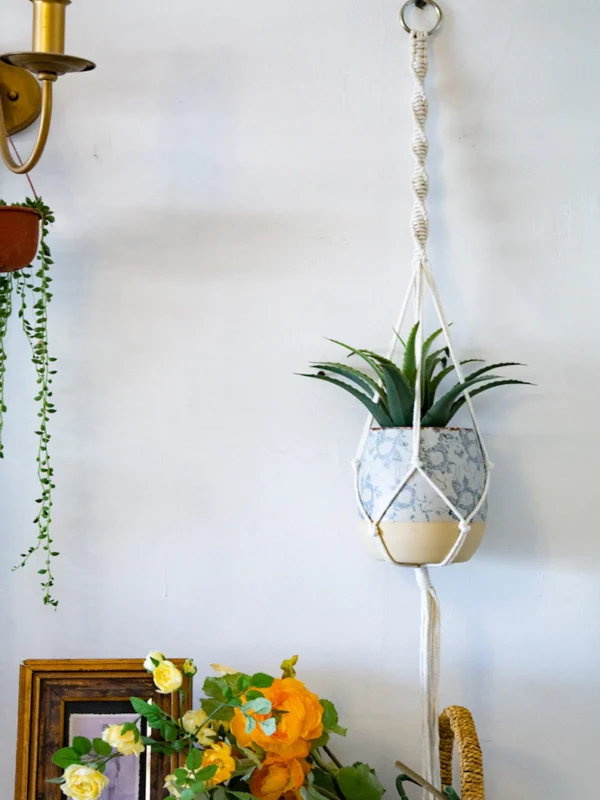 Macrame plant hanger