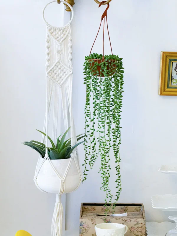 Macrame plant hanger