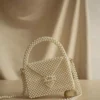 Luxury White Pearl Purses Shoulder Bag