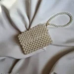 Luxury White Pearl Purses Hand Bag