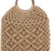 Macrame Mustard Bag