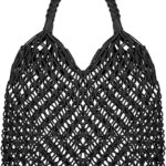 Macrame Black Bag