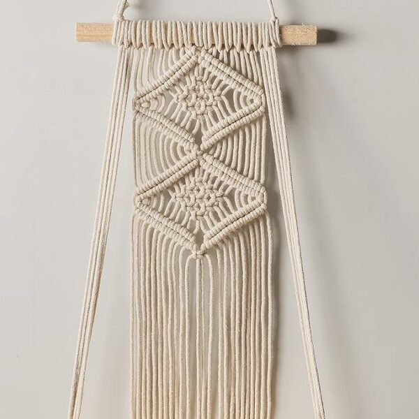 Macrame Leaf Pattern Macrame Wall Hanging