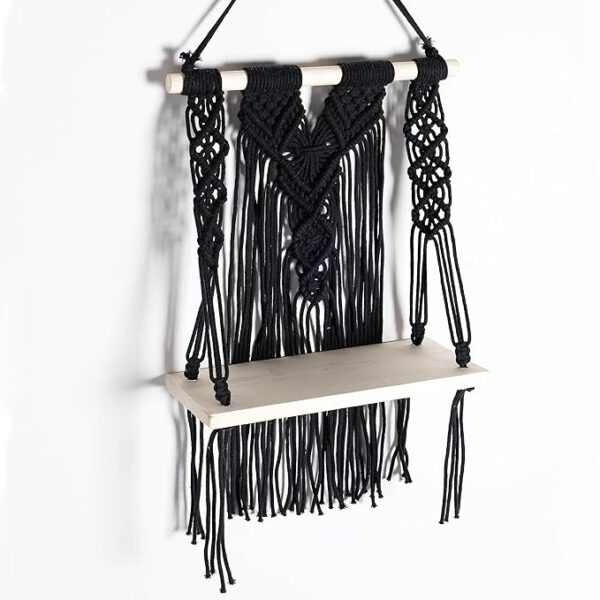 Macramé Wall Hanging Shelf