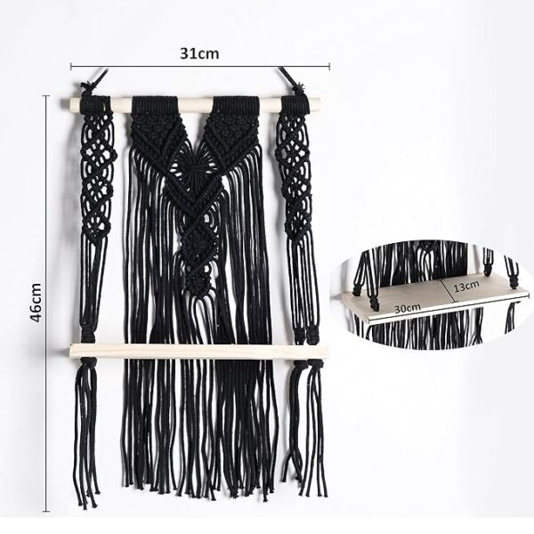 Macramé Wall Hanging Shelf