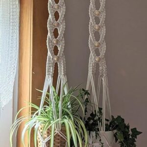 The Top Knott Cotton Hanging Planter