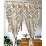 The Top Knott Macramé Curtains for Doorways, Window,