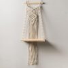 The Top Knott Macramé Wooden Wall Hanging