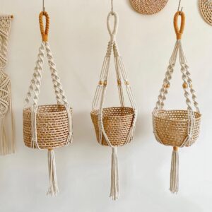 MACRAME PLANT HANGER SET OF 3