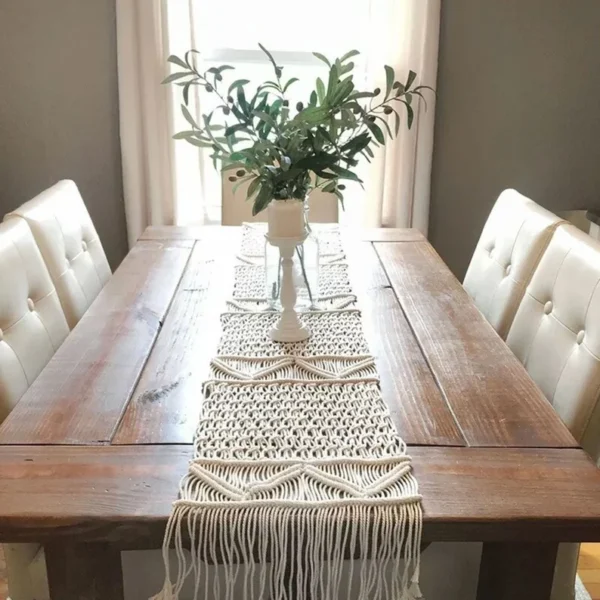 Macrame Table Runner