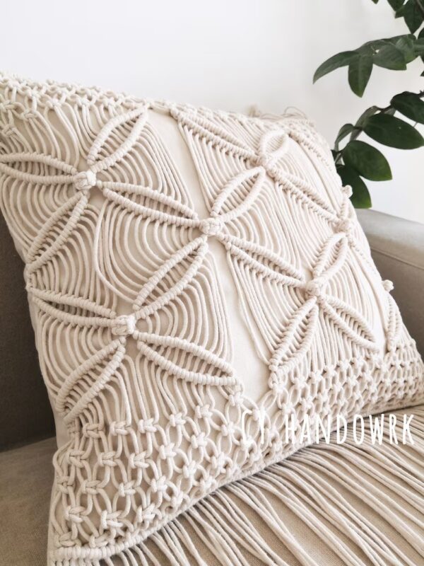 Handmade Macramé Pillow Cover