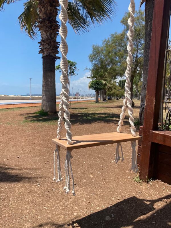 Macrame Wood Swing