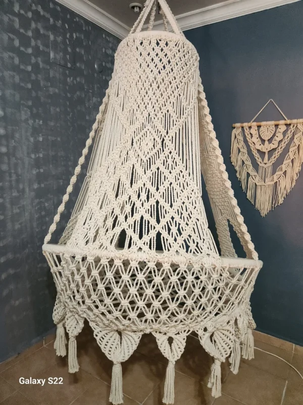 XXL Macrame Hammock Swing Chair