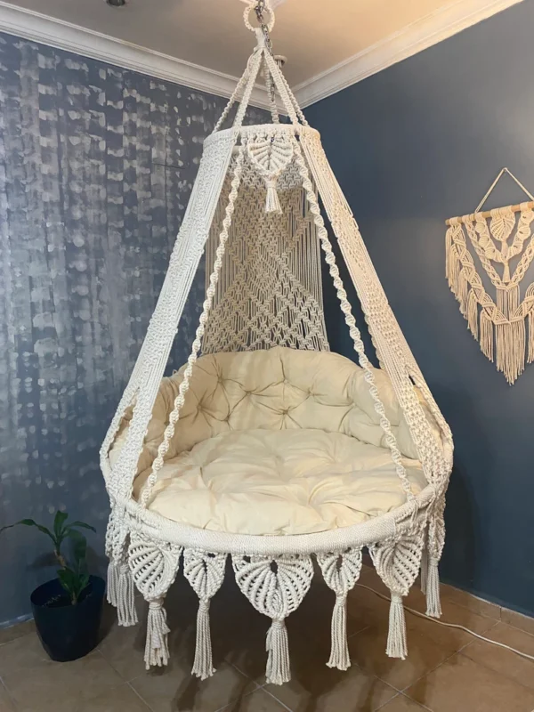 XXL Macrame Hammock Swing Chair