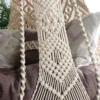 Boho Macrame Hanging Chair with Cushions