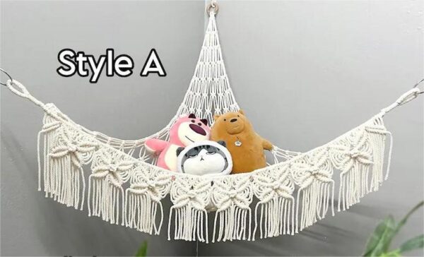Boho Macrame Toy Hammock