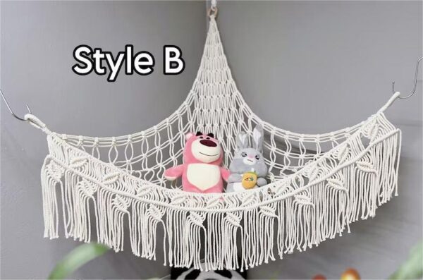 Boho Macrame Toy Hammock