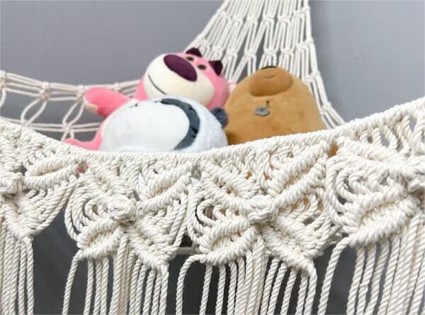 Boho Macrame Toy Hammock