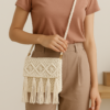 Handmade Macrame Sling Bag for Women