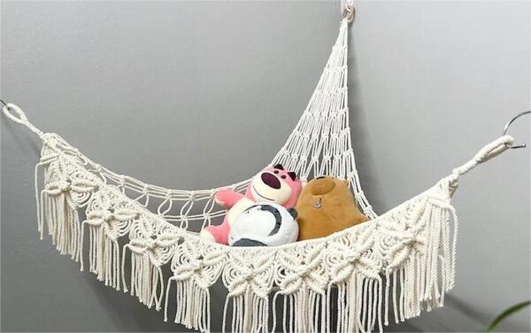 Boho Macrame Toy Hammock