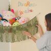 Boho Stuffed Animal Storage for Kids