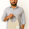 Handmade Macrame Sling Bag for Women