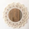 Handcrafted Boho Macrame Mirror