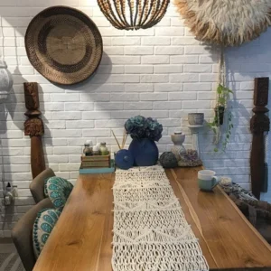 Boho Macramé Table Runner