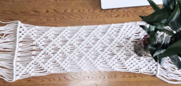 Boho Macramé Table Runner