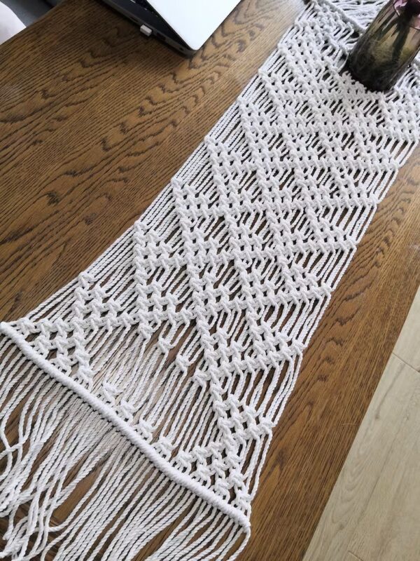 Boho Macramé Table Runner